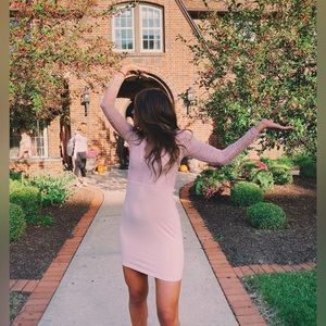 Privy light pink dress